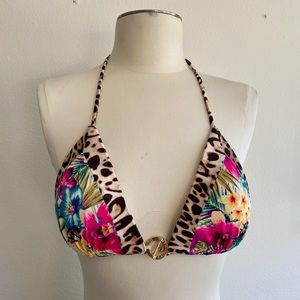 Victoria’s Secret Leopard/Tropical Bikini Top